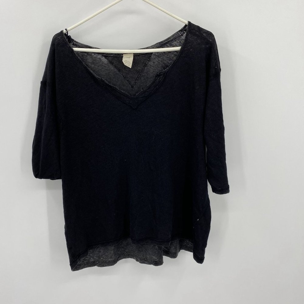 NEW We The Free Black Tee Shirt Large